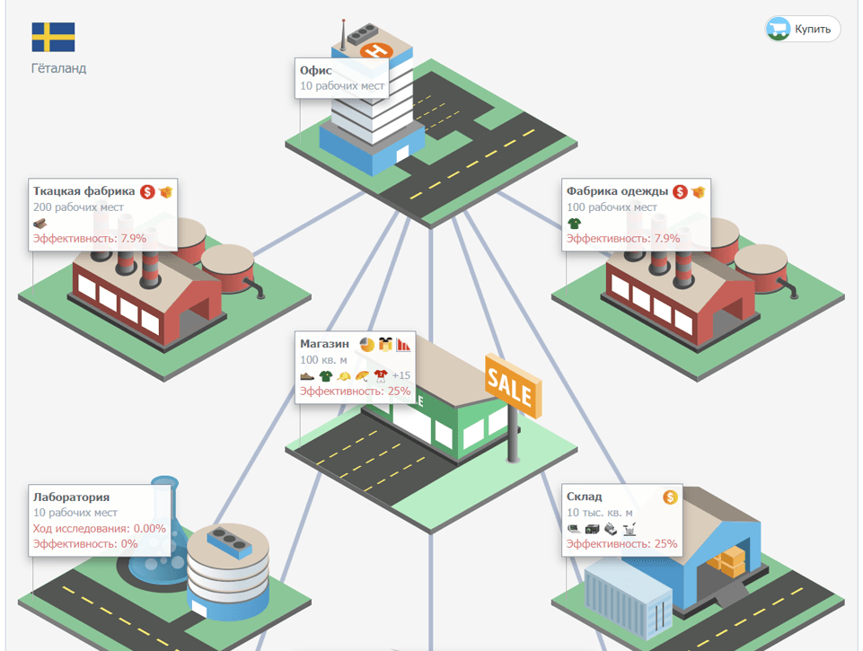 Скриншоты онлайн игры Виртономика